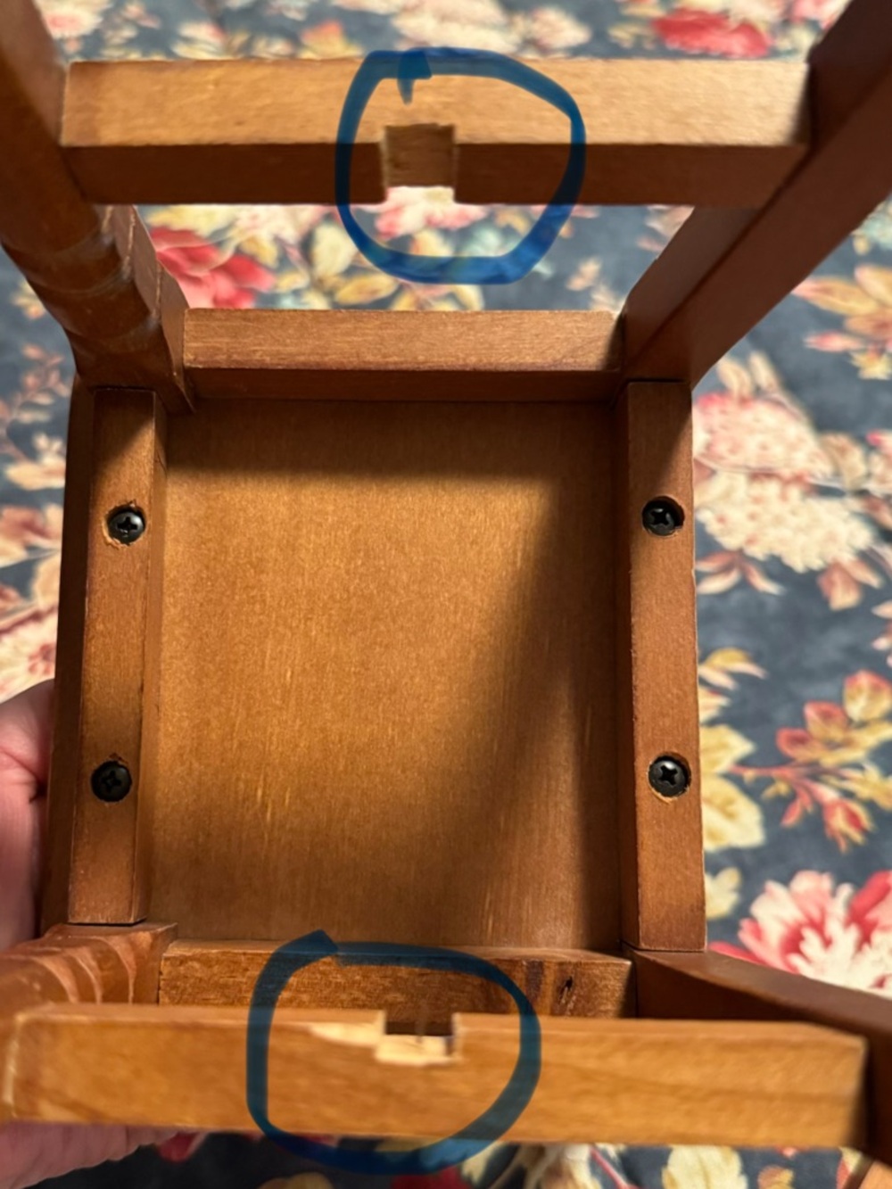 Pleasant Company American Girl Doll drop leaf table + 2 chairs *read listing* - Picture 10 of 11